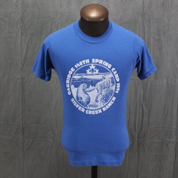 Vintage GRaphic T-shirt - Scouts Oakridge 148th Spring Camp - Men's Small - Picture 1 of 7